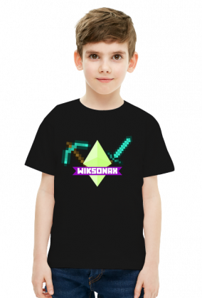 Koszulka dziecięca Minecraft wiksonax