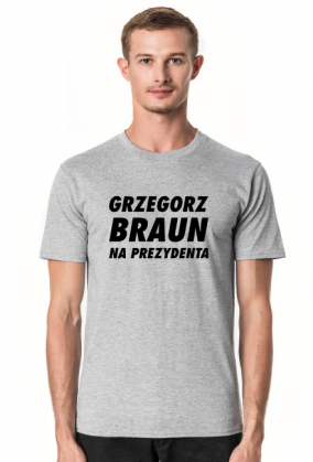 Braun na Prezydenta (koszulka męska) cg