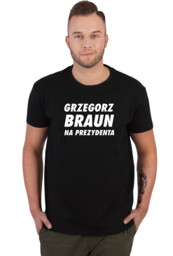 Braun na Prezydenta (koszulka męska) jg