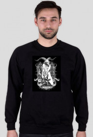 Kobieta Kozioł BLUZA MĘSKA BEZ KAPTURA