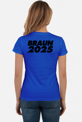 Braun 2025 (koszulka damska) cgt