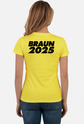 Braun 2025 (koszulka damska) cgt