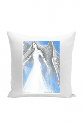 Anioł Mocy Niebieski poduszka