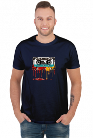 Koszulka męska - Retro Tape, Nostalgia w stylu!