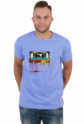 Koszulka męska - Retro Tape, Nostalgia w stylu!
