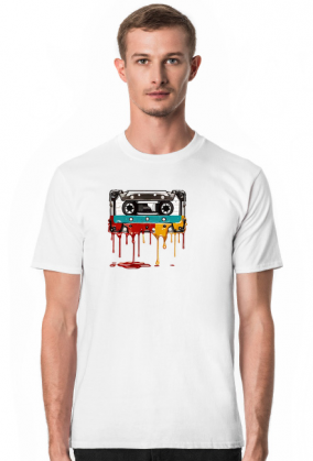 Koszulka męska - Retro Tape, Nostalgia w stylu!