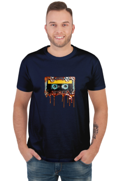 Koszulka męska - Retro Tape, Nostalgia w stylu!