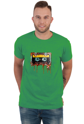 Koszulka męska - Retro Tape, Nostalgia w stylu!