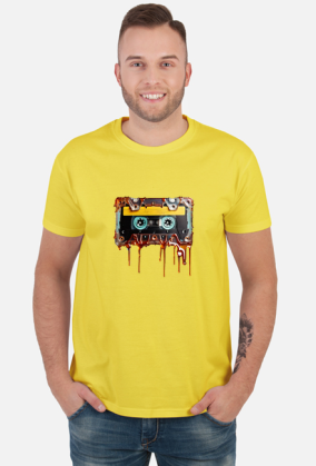Koszulka męska - Retro Tape, Nostalgia w stylu!