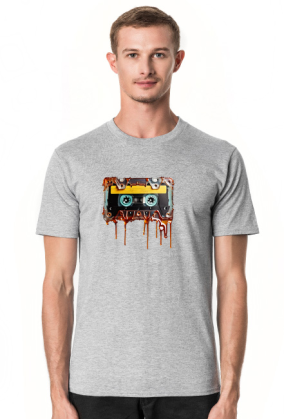 Koszulka męska - Retro Tape, Nostalgia w stylu!
