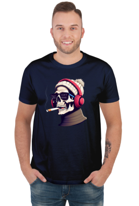 Koszulka męska - Skull Style: Ubrania dla Prawdziwych Buntowników