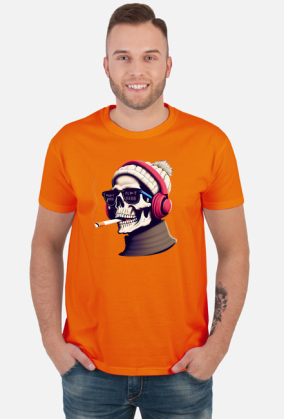 Koszulka męska - Skull Style: Ubrania dla Prawdziwych Buntowników