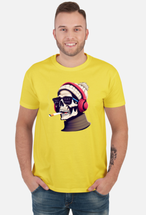 Koszulka męska - Skull Style: Ubrania dla Prawdziwych Buntowników