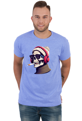 Koszulka męska - Skull Style: Ubrania dla Prawdziwych Buntowników