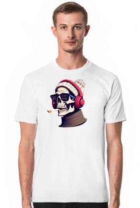 Koszulka męska - Skull Style: Ubrania dla Prawdziwych Buntowników