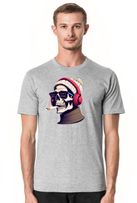 Koszulka męska - Skull Style: Ubrania dla Prawdziwych Buntowników