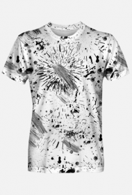 Plamy, kleksy, mazgaje - Czarna abstrakcja