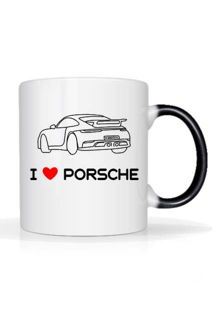 Kubek zmieniający kolor Porsche