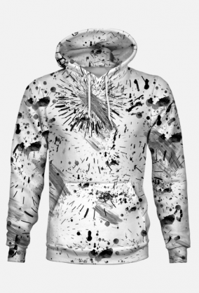 Plamy, kleksy, mazgaje - Czarna abstrakcja