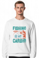 Fishing is my cardio. Kolekcja dla wędkarzy. Wschód Słońca.