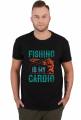 Fishing is my cardio. Kolekcja dla wędkarzy. Wschód Słońca.