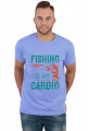 Fishing is my cardio. Kolekcja dla wędkarzy. Wschód Słońca.