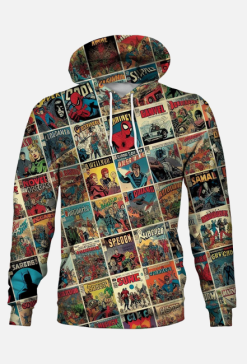 bluza z kapturem komiks