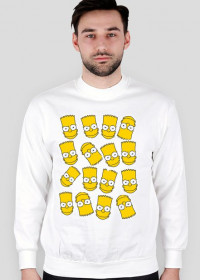 Simpsons bluza męska biała