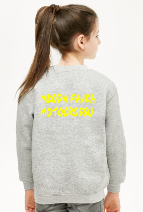 Bluza love motocross dziewczęca