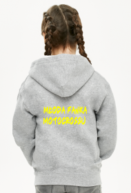 Bluza dziewczęca z kapturem love motocross