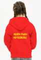 Bluza dziewczęca z kapturem love motocross