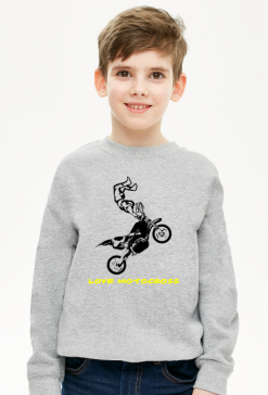 Bluza love motocross chłopięca