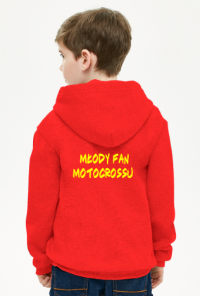 Bluza chłopięca z kapturem love motocross