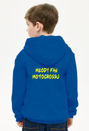 Bluza chłopięca z kapturem love motocross