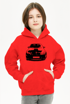 Bluza dziewczęca z kapturem BMW "młody dawca uśmiechu"