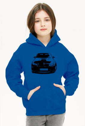 Bluza dziewczęca z kapturem BMW "młody dawca uśmiechu"