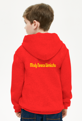 Bluza chłopięca z kapturem BMW "młody dawca uśmiechu"