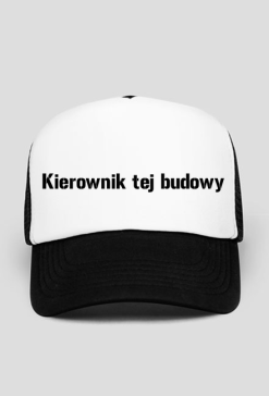 Czapka - kierownik tej budowy