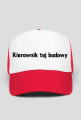 Czapka - kierownik tej budowy
