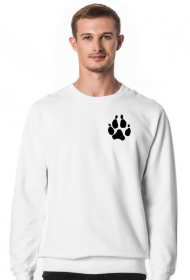 bluza bez kaptura łapka Husky