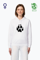 bluza z kapturem łapka Husky