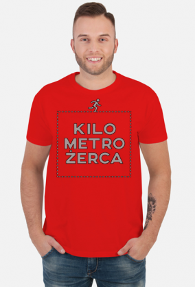 Kilometrożerca - męska koszulka