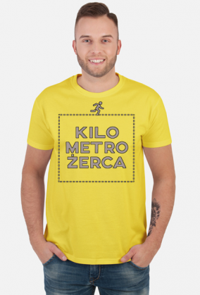 Kilometrożerca - męska koszulka