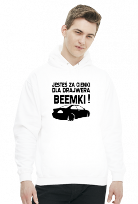 E46 - Dla beemki za cienki (bluza męska kaptur) cgp