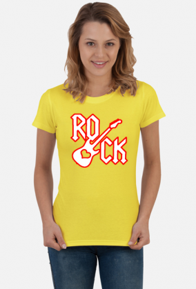 Rock - damska koszulka