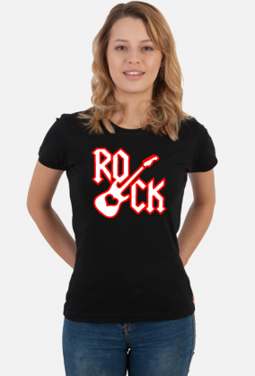Rock - damska koszulka