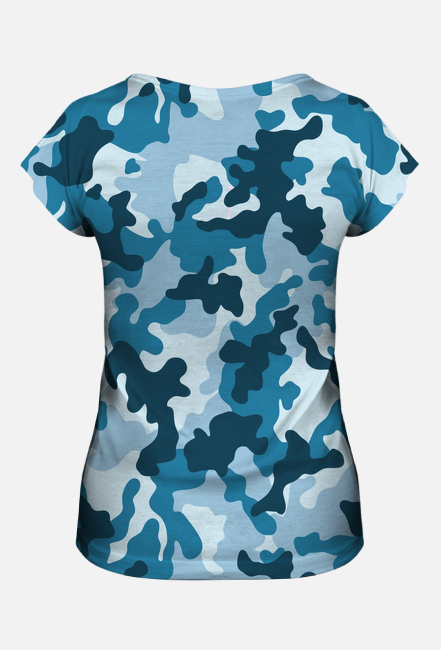 polish biker girl niebieskie moro