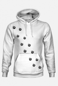 bluza z kapturem łapki