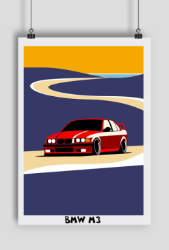 PLAKAT BMW M3