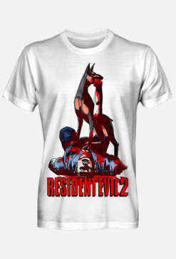 Resident Evil 2 Zombie Dog koszulka t-shirt